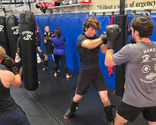 Kickboxing training