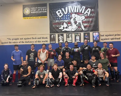 Kickboxing training