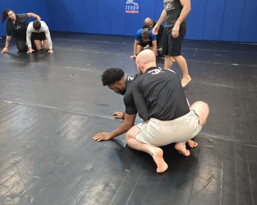 Kickboxing training